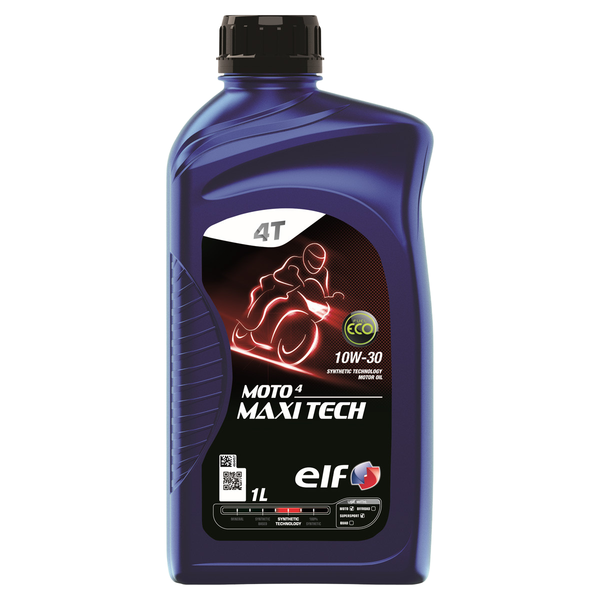 Моторное масло ELF Moto 4 Maxi Tech 10W30, 1л